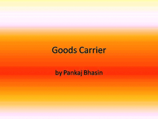 FORCE Goods Carrier