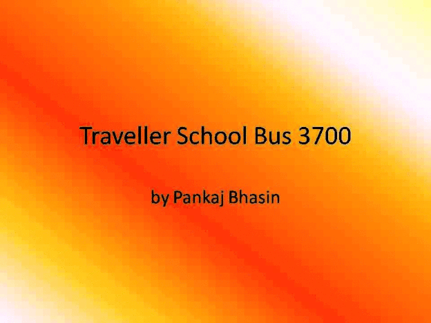 FORCE Traveller School Bus 3700