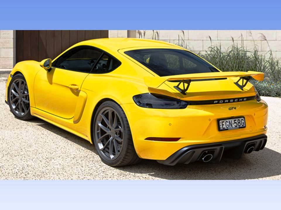 PORSCHE 718 CAYMAN GT 4