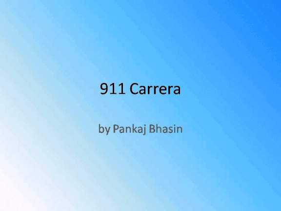 PORSCHE 911 Carrera