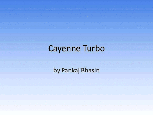 PORSCHE Cayenne Turbo