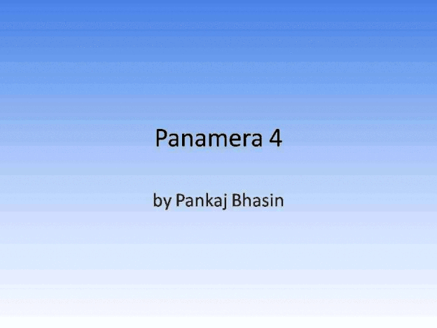 PORSCHE Panamera 4