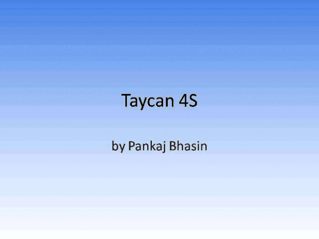 PORSCHE Taycan 4S