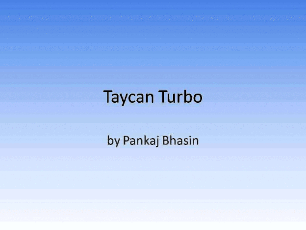 PORSCHE Taycan Turbo