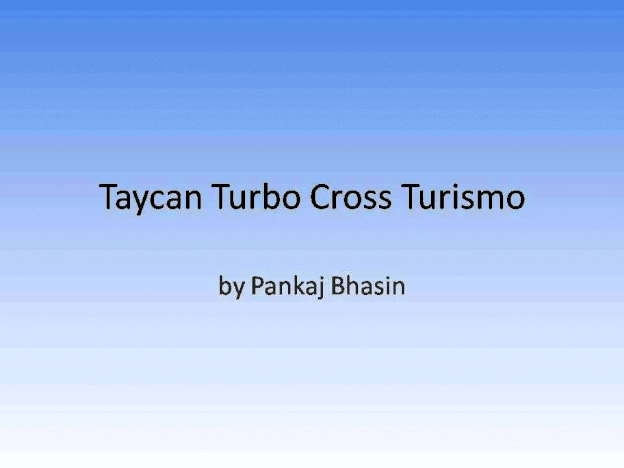 PORSCHE Taycan Turbo Cross Turismo