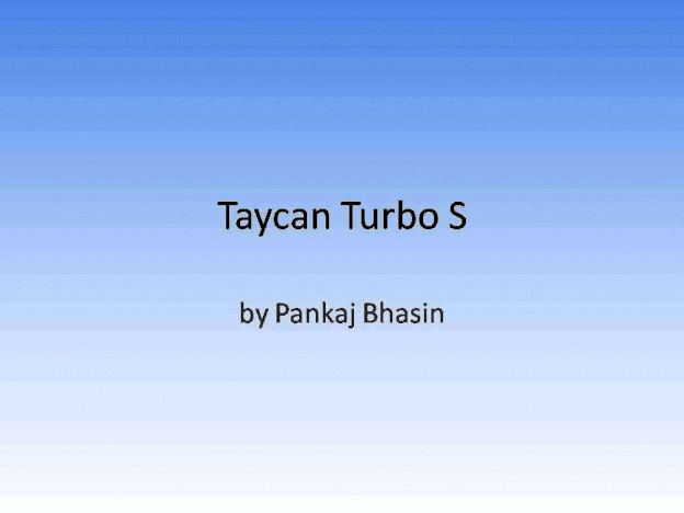 PORSCHE PORSCHE Taycan Turbo S